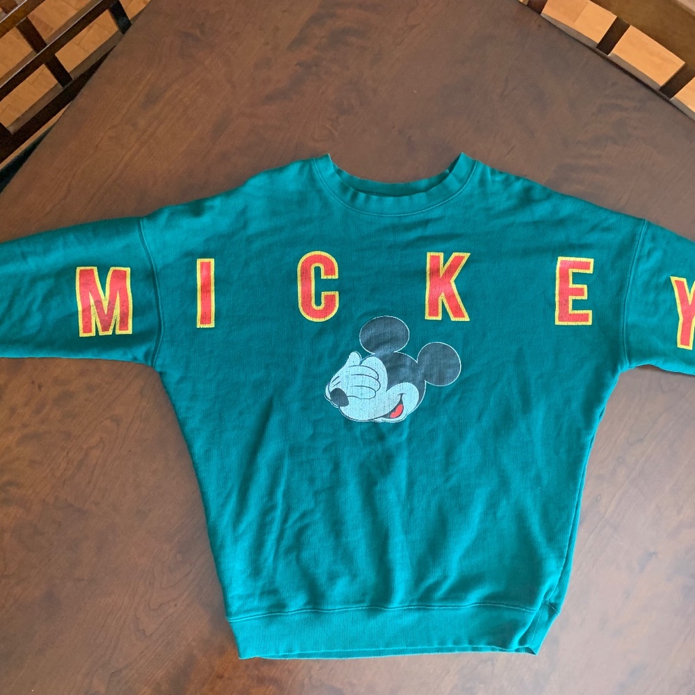 Oversized Mickey Mouse Crewneck